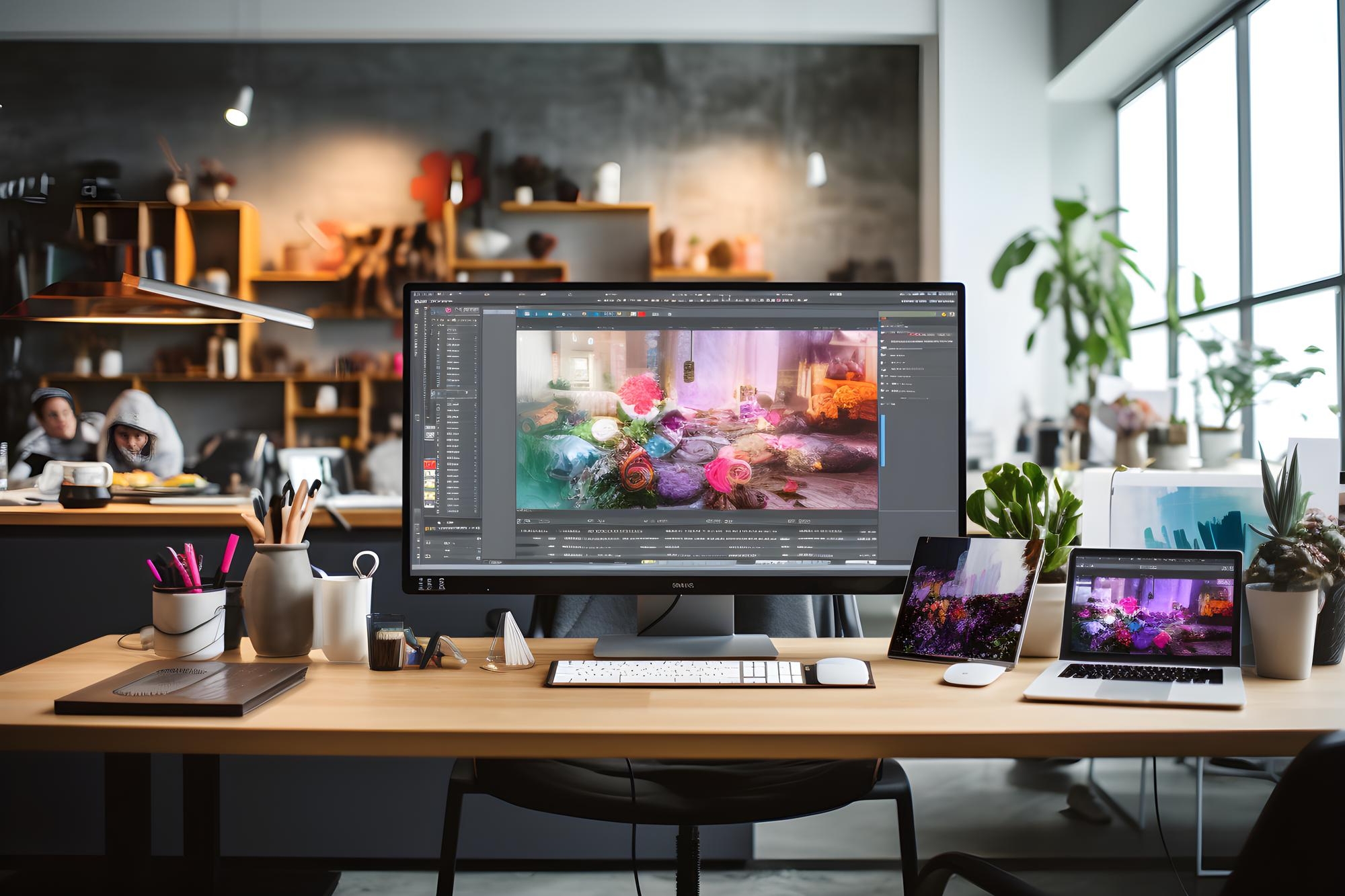 Software da adobe em computador