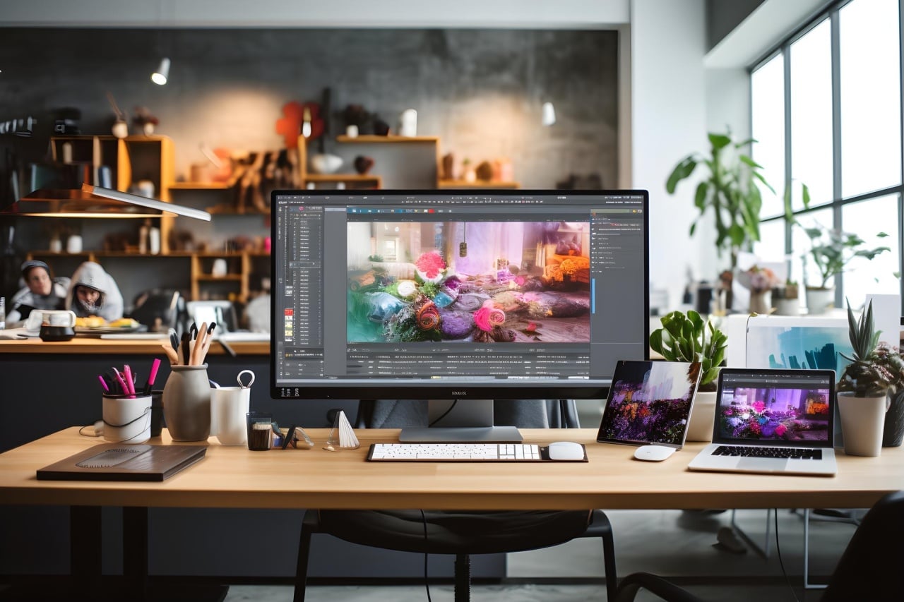 Software da adobe em computador