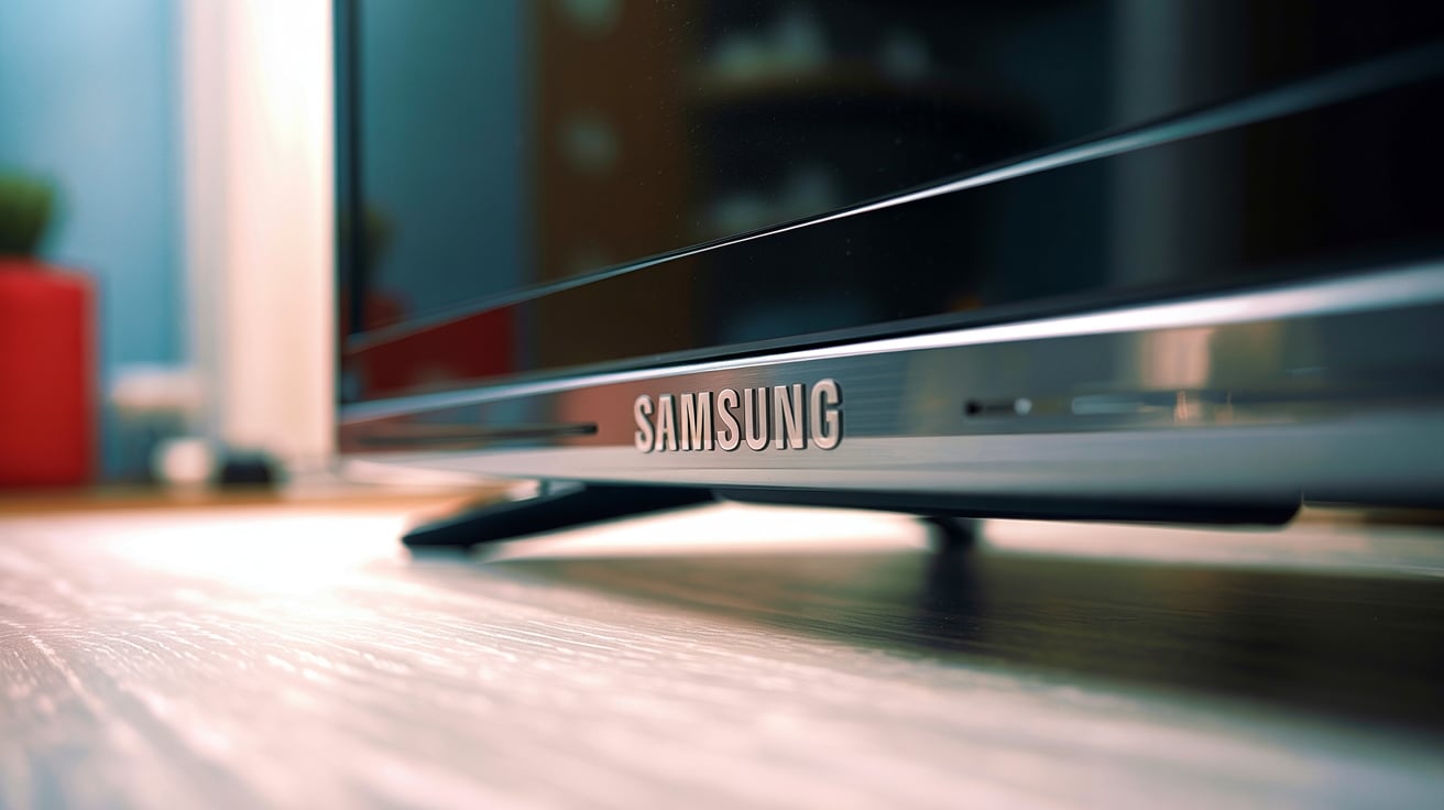 Samsung logo em tv