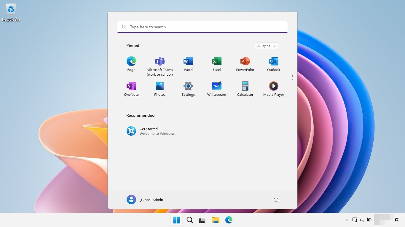 Windows 11 ambiente desktop