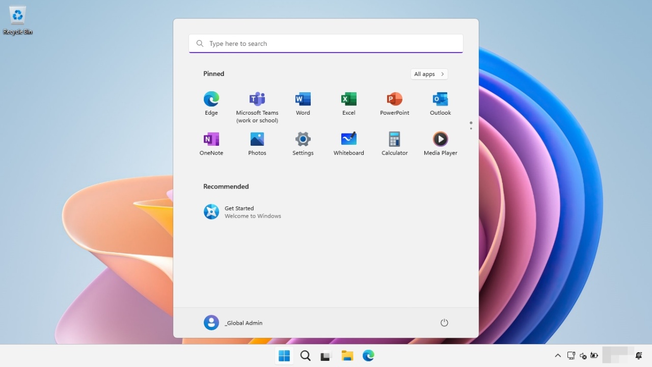 Windows 11 ambiente desktop