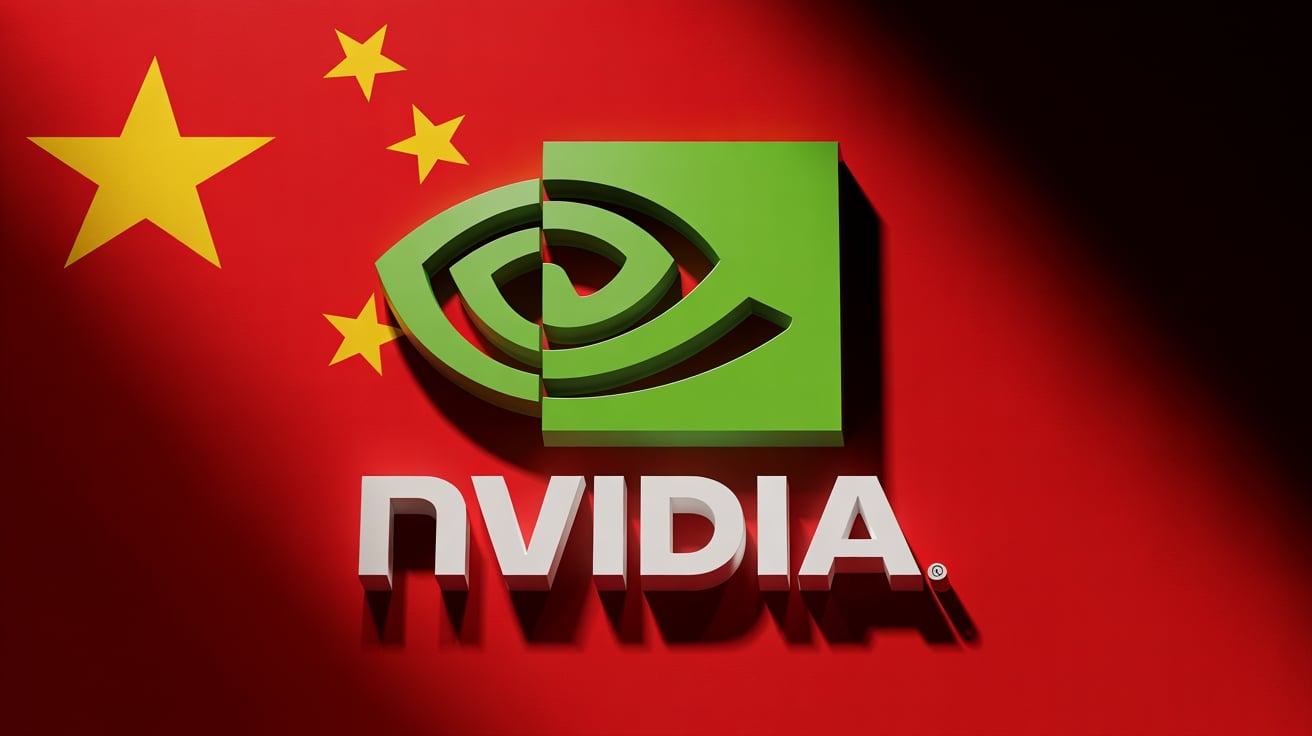 Nvidia em bandeira da China