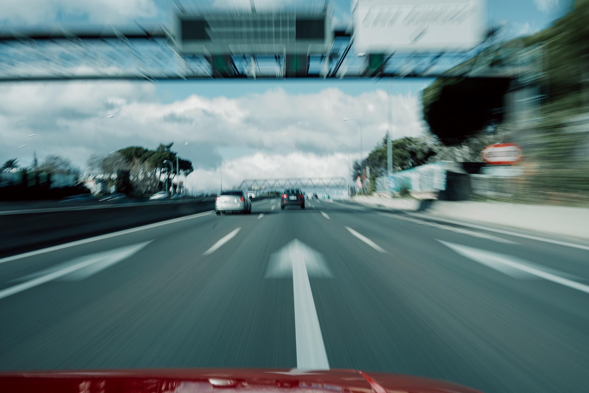 carro em velocidade
