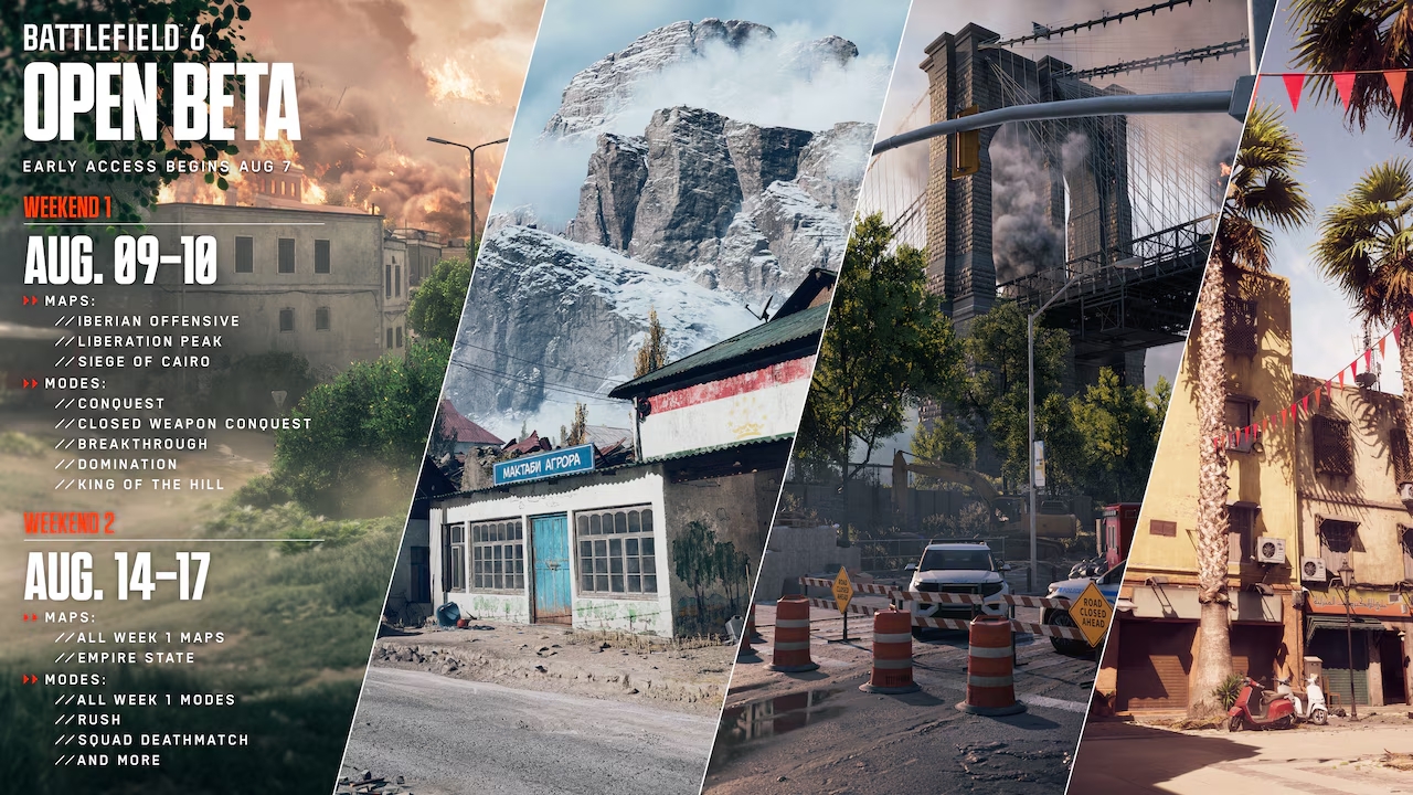 Battlefield 6 e diferentes modos de jogo e datas de lançamento