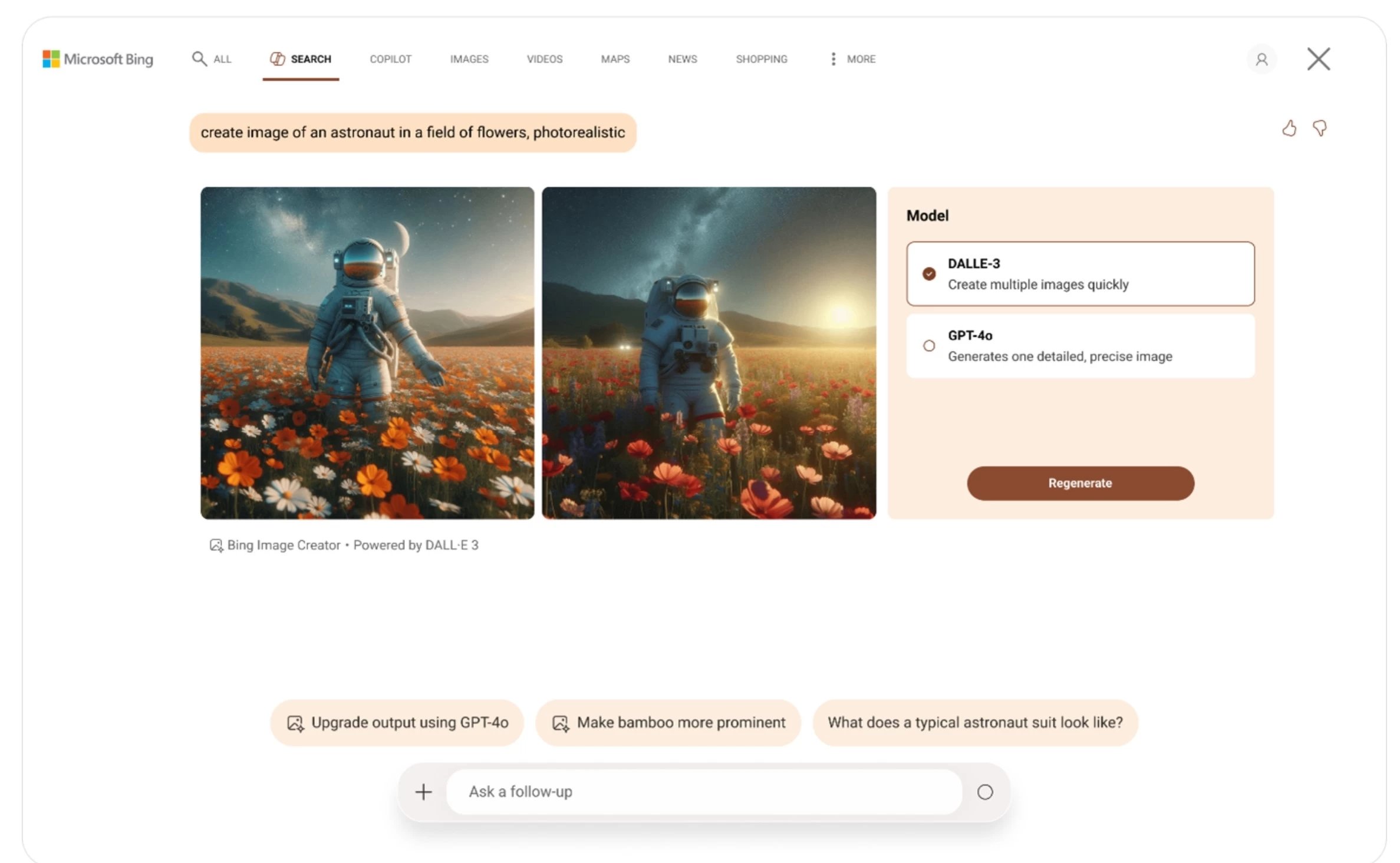 Microsoft Bing Image Creator