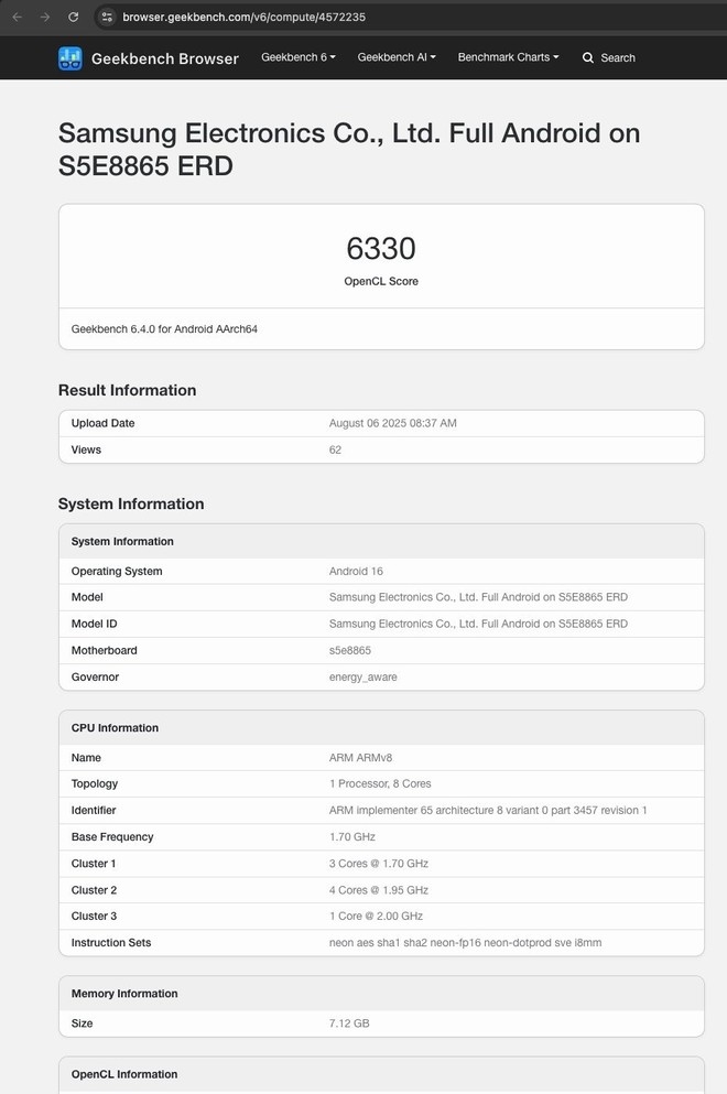 detalhes do novo processador