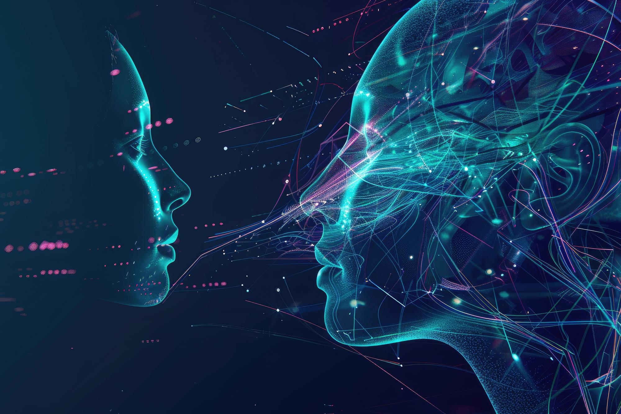 pessoas digitais a passarem informação