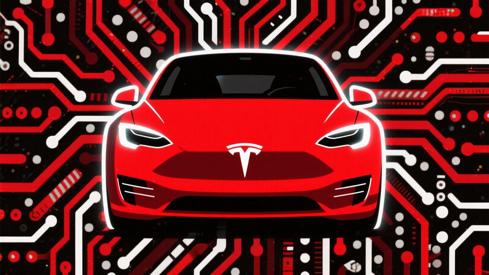 Tesla desenho frontal