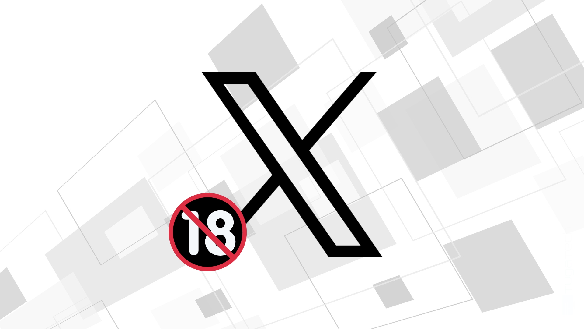 X para maiores de 18 anos