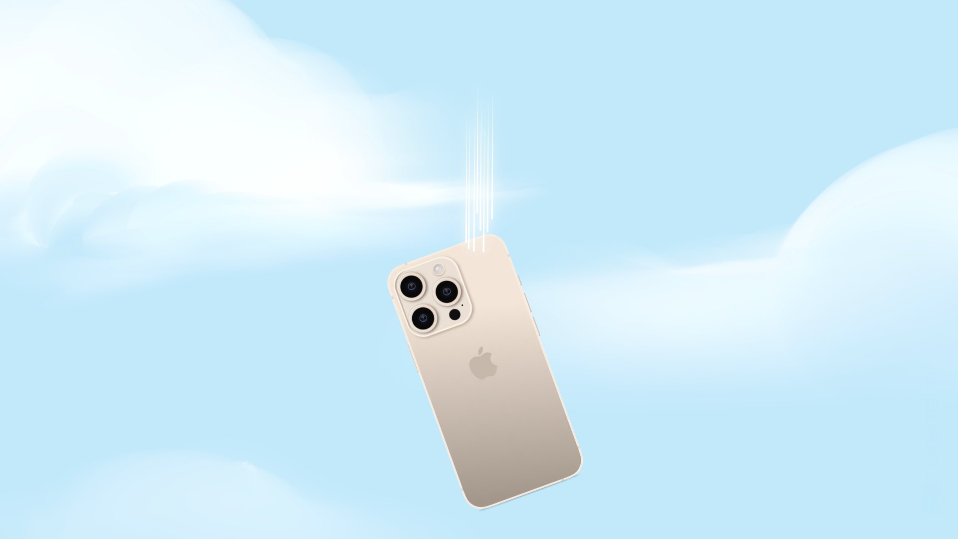 iPhone a cair do céu