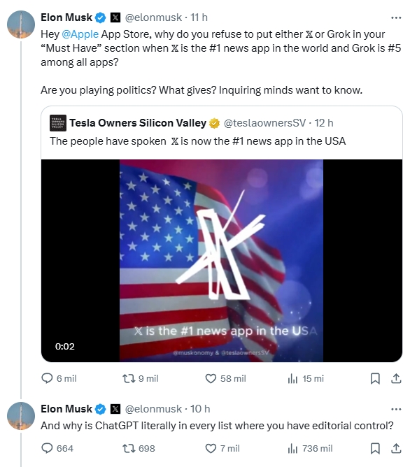 mensagem de elon musk