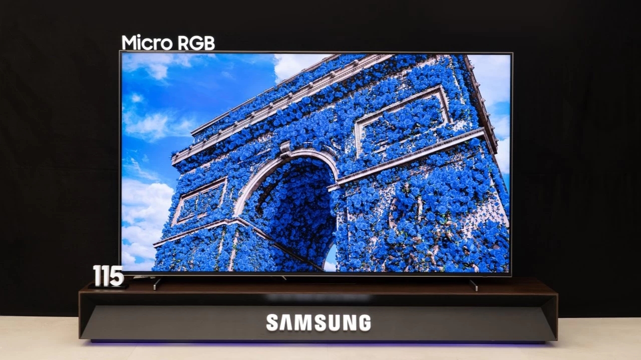 ecrã da Samsung com microRGB