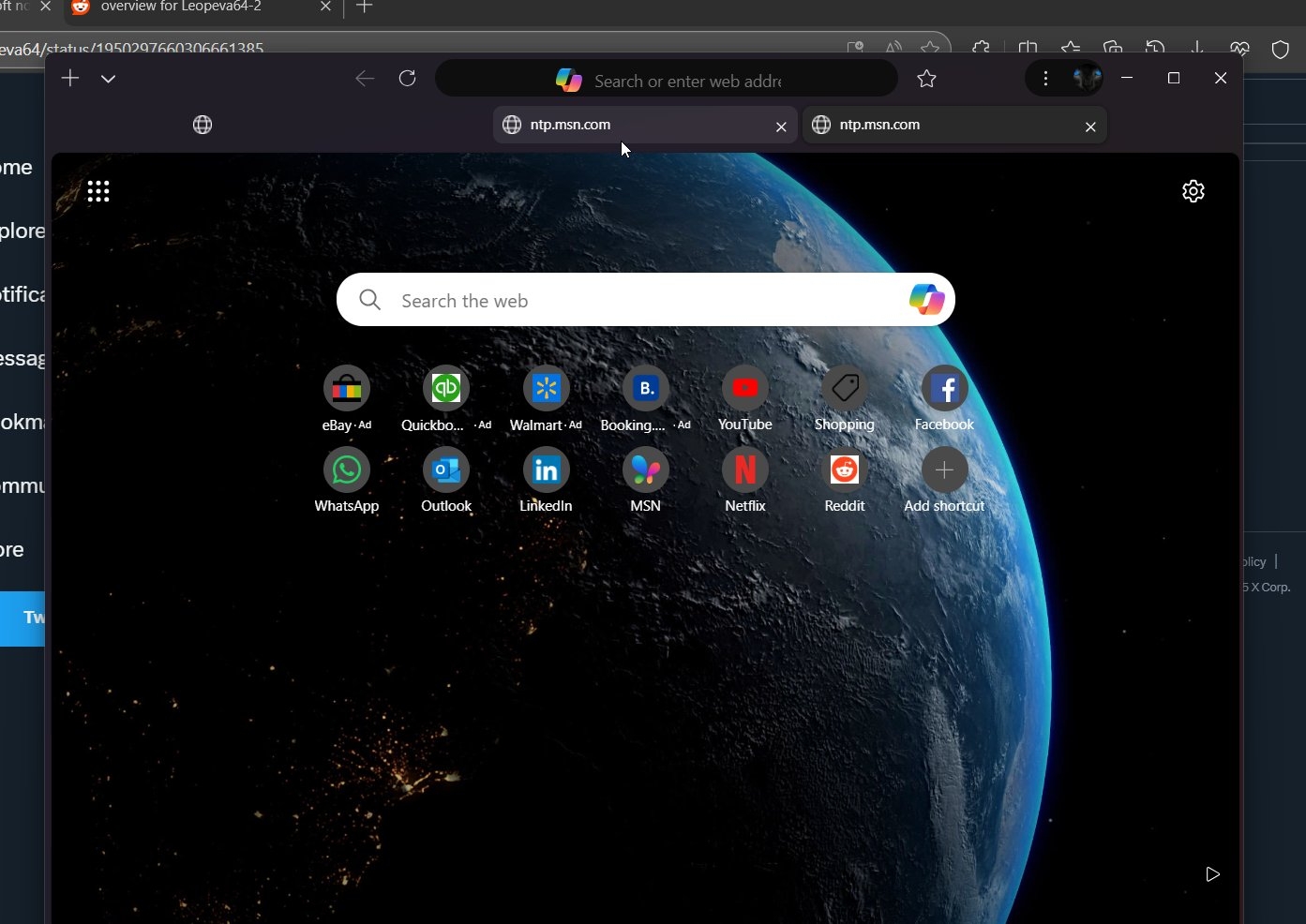 nova interface do edge