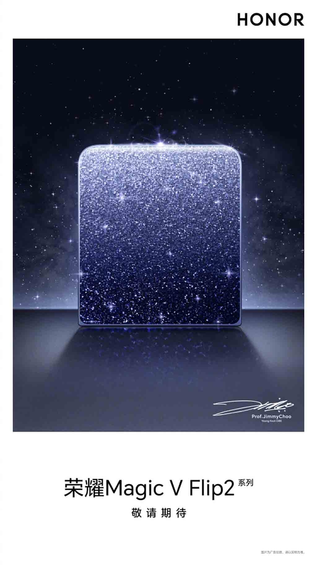 imagem promocional do Honor Magic V Flip 2