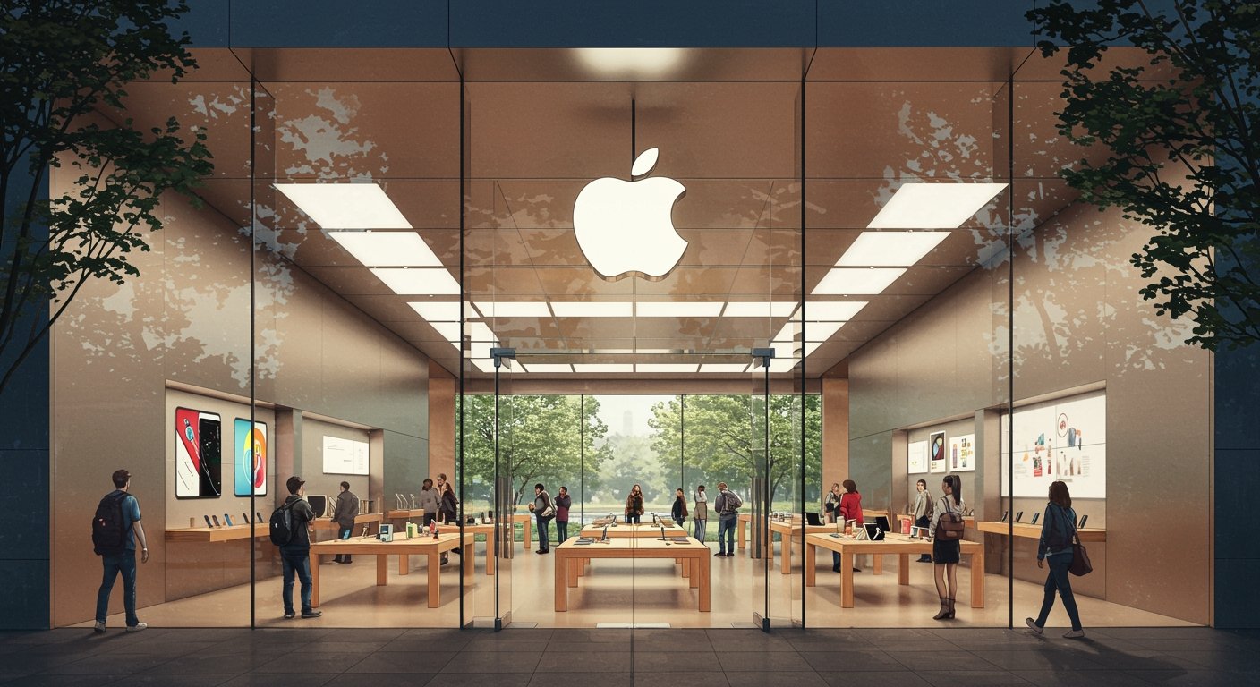 Apple Store em imagem