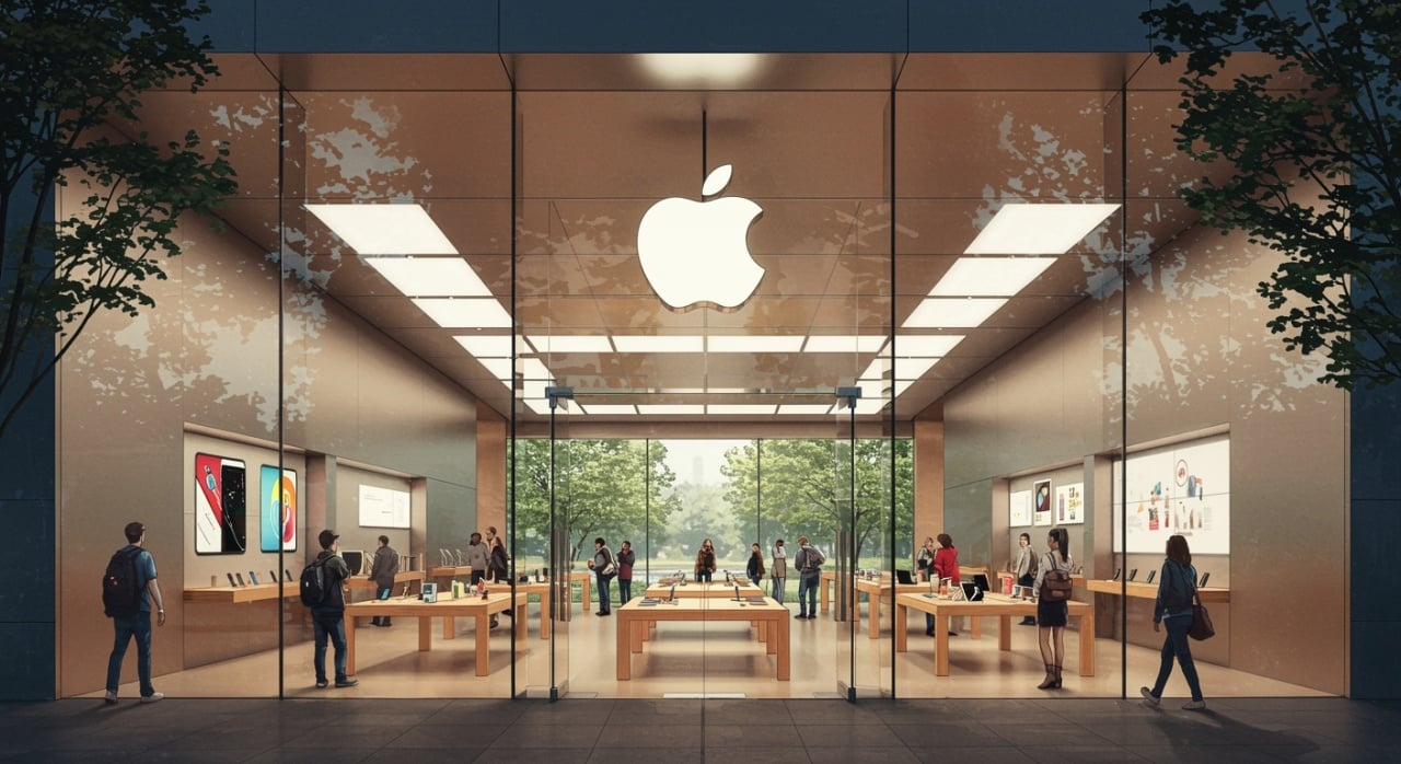 Apple Store em imagem
