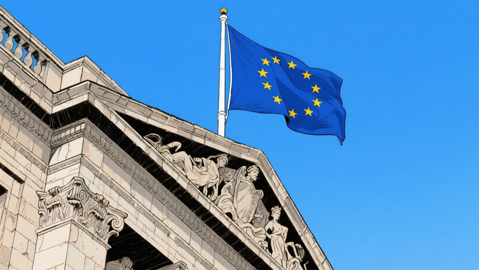 bandeira da união europeia