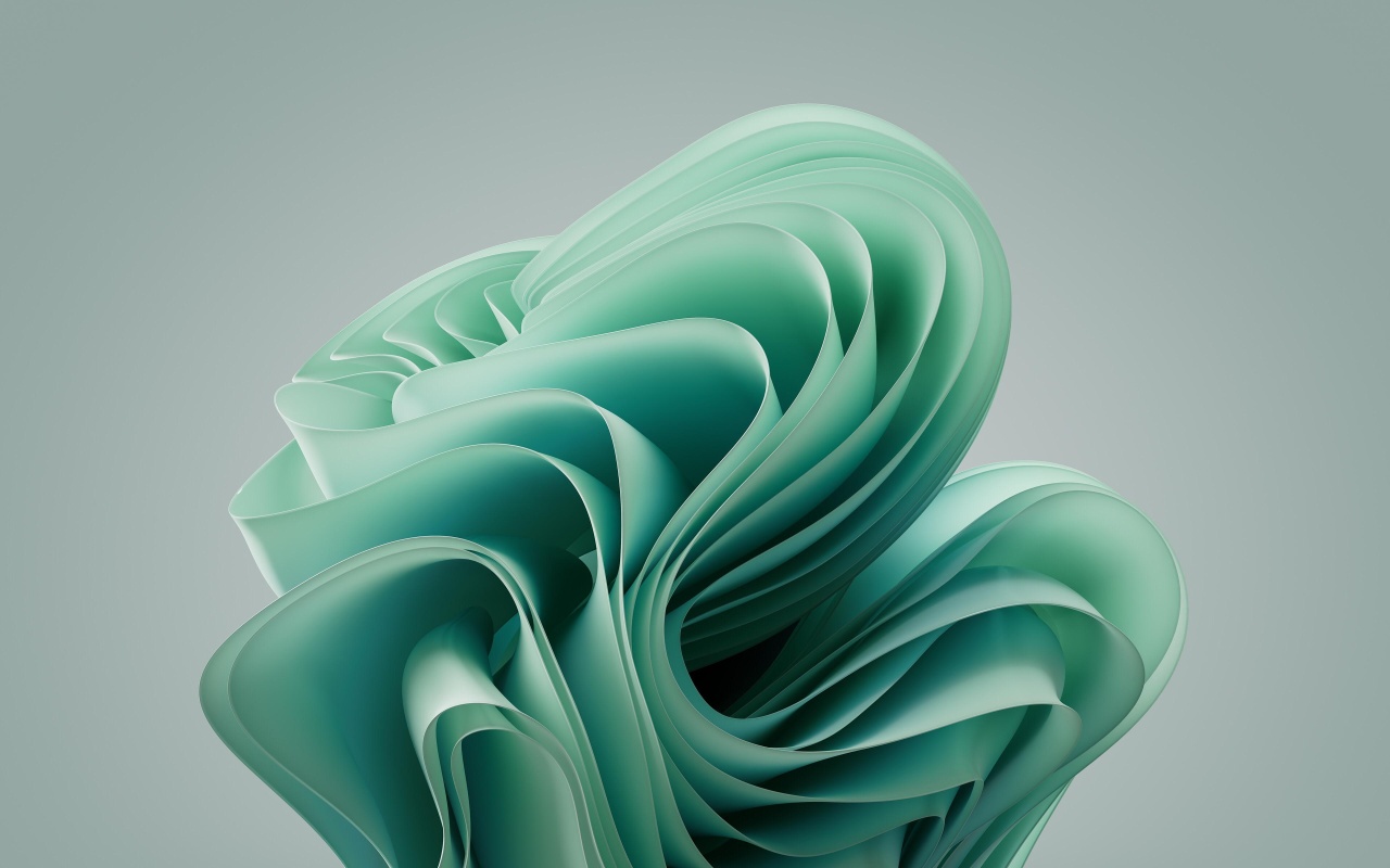 Windows 11 wallpaper green