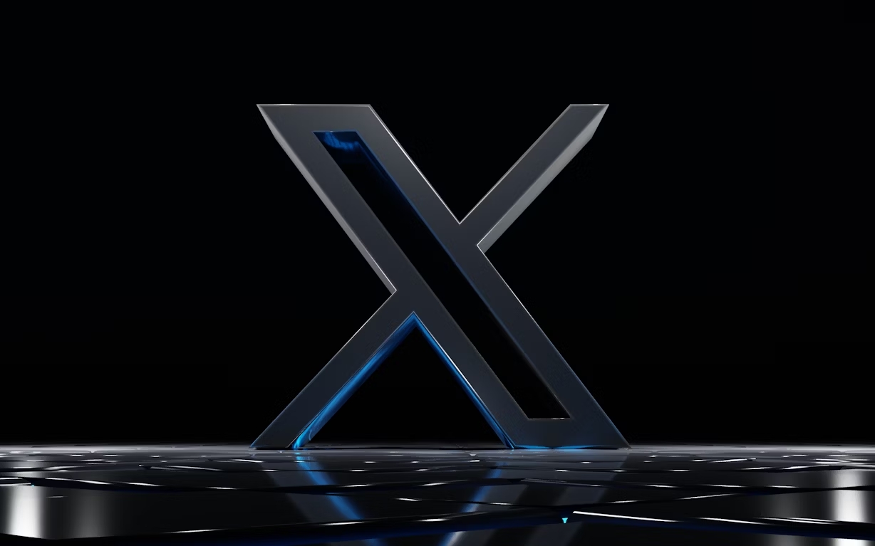Logo da X em 3D