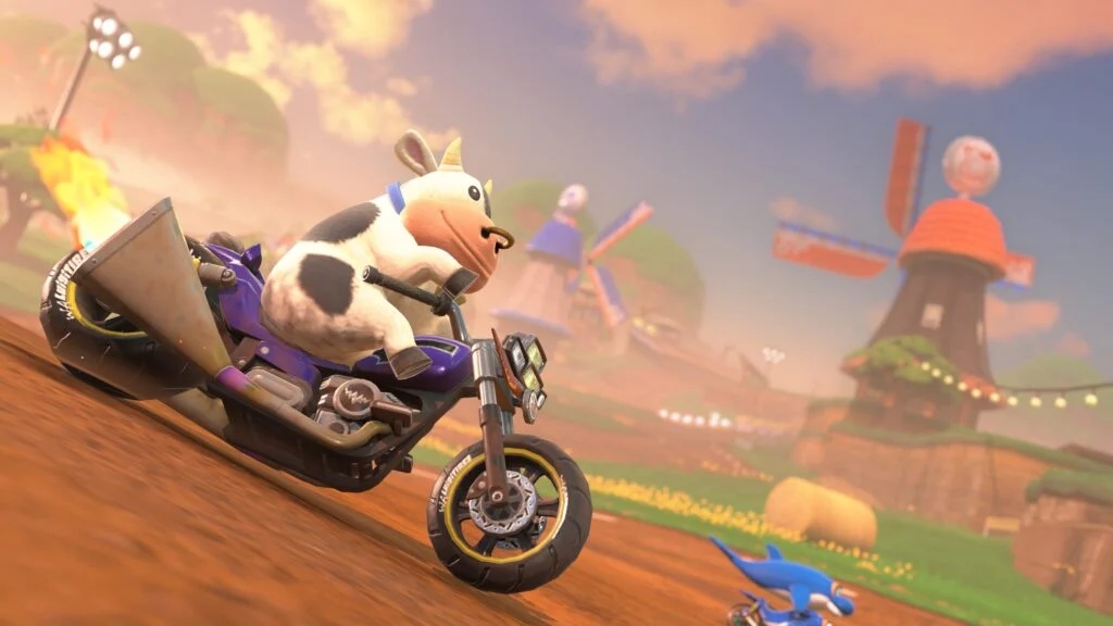 Nintendo vaca com anel no nariz