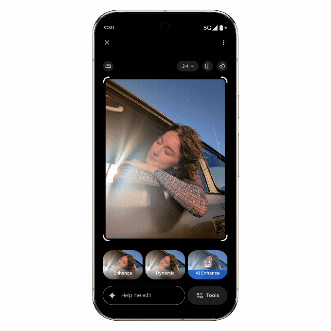 Editar fotos com google photos