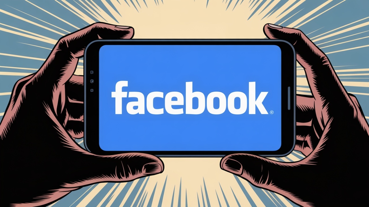 Facebook em smartphone