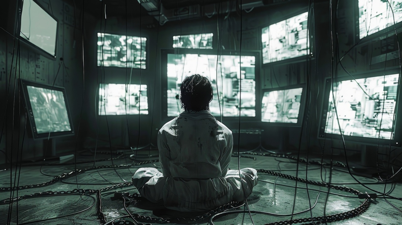 Hacker em frente de computadores