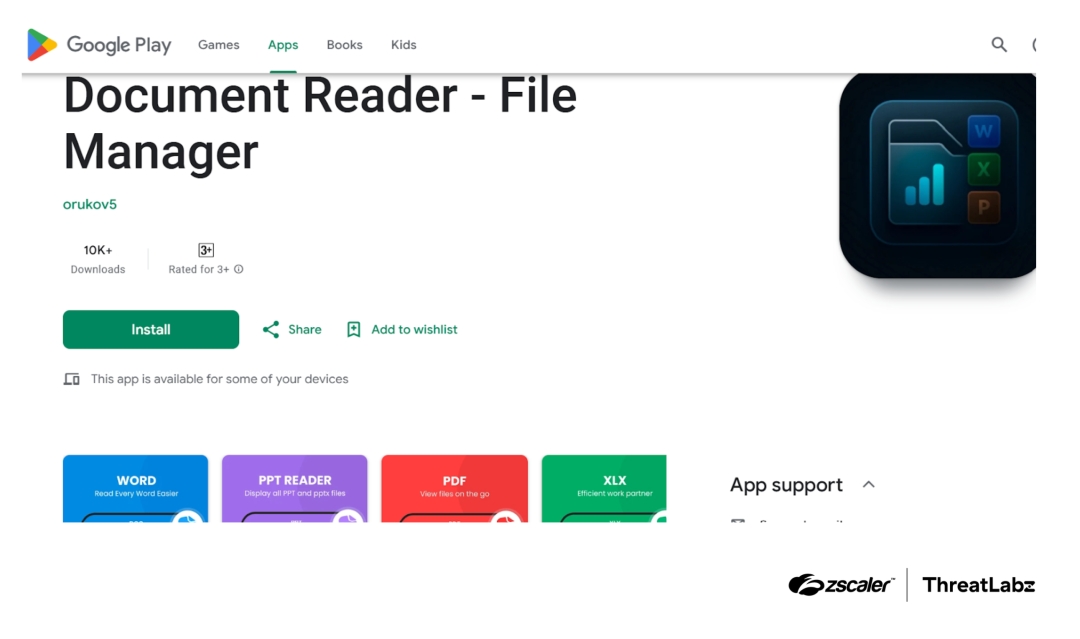 exemplo de aplicação maliciosa