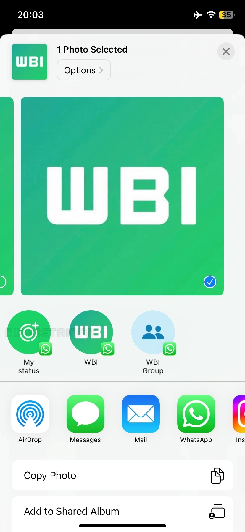 sistema de partilha do whatsapp para ios