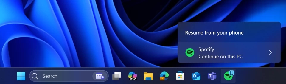 ligação ao spotify no smartphone