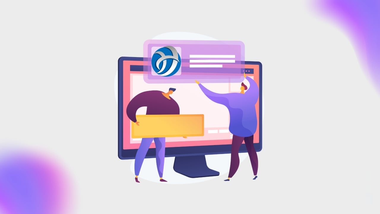 Pessoas a construirem site