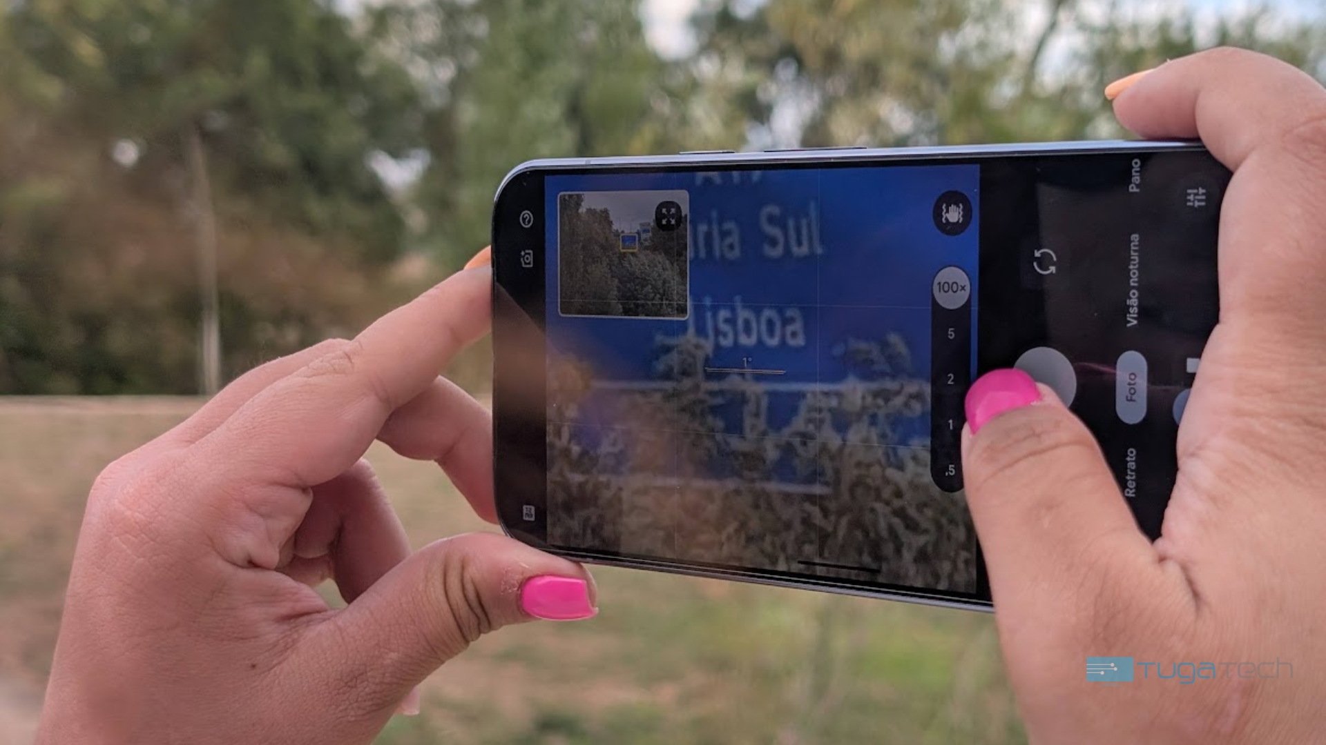 Captura em 100 vezes no pixel 10 pro xl