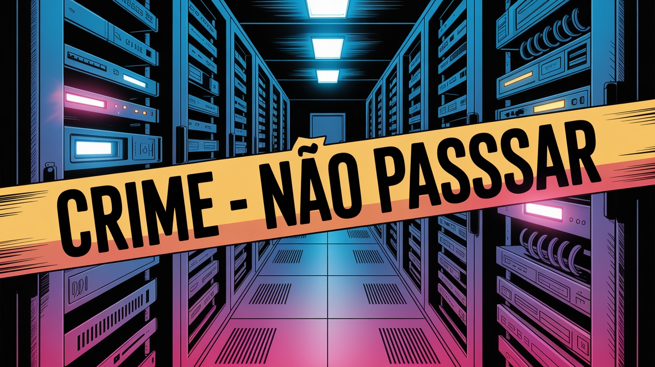 Fita de crime em datacenter