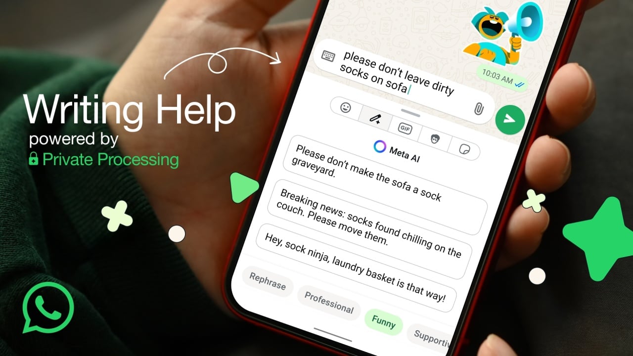 WhatsApp com novo sistema de escrita por IA