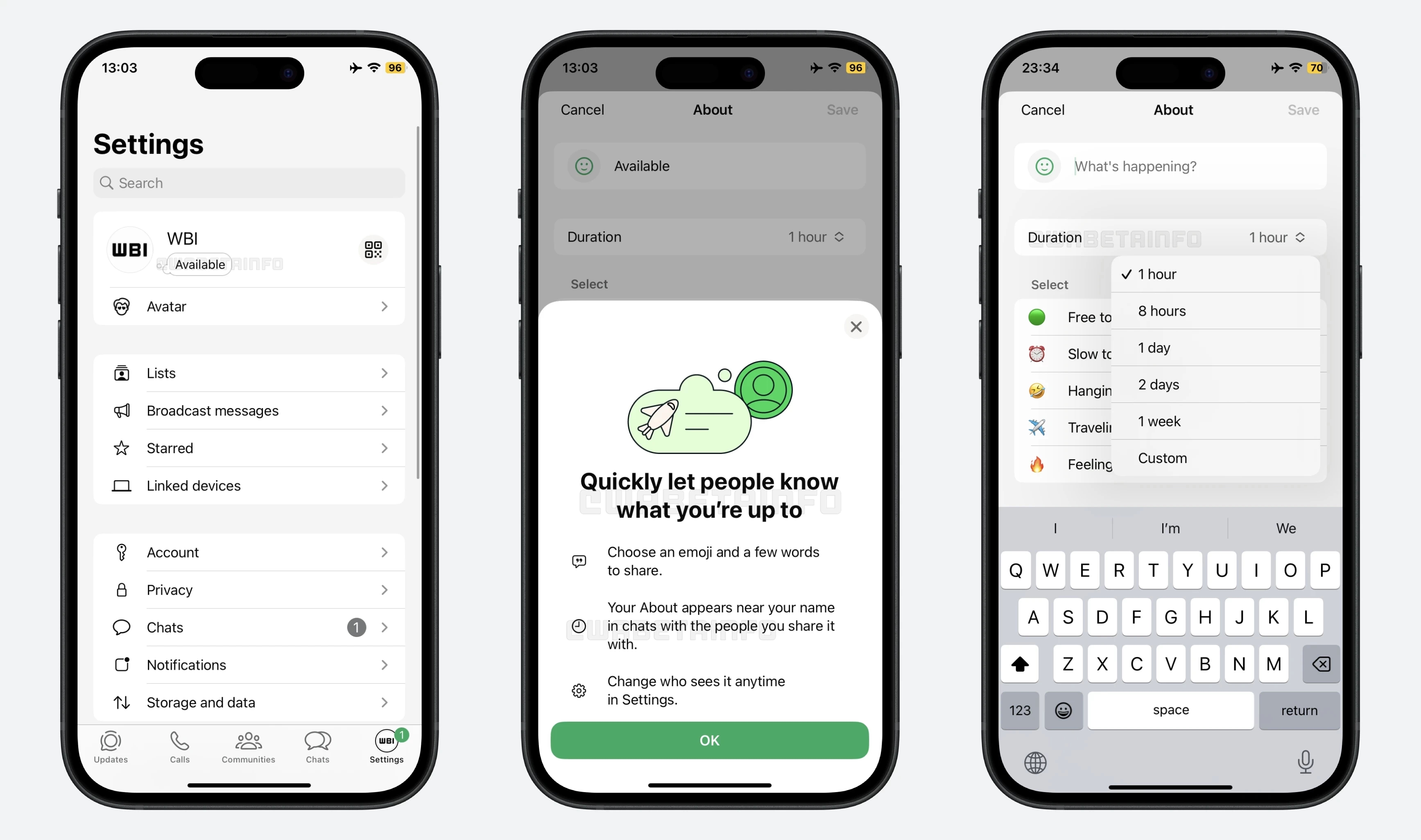 estados temporários do whatsapp