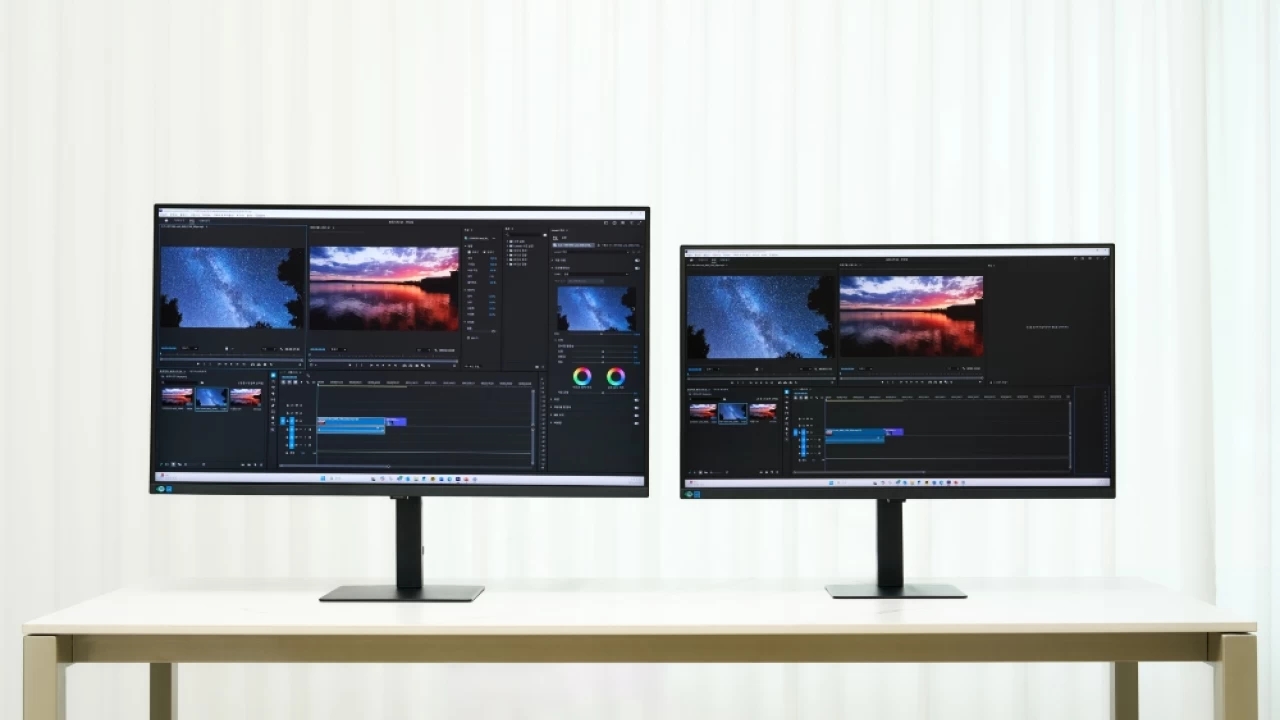 detalhes dos novos monitores da samsung
