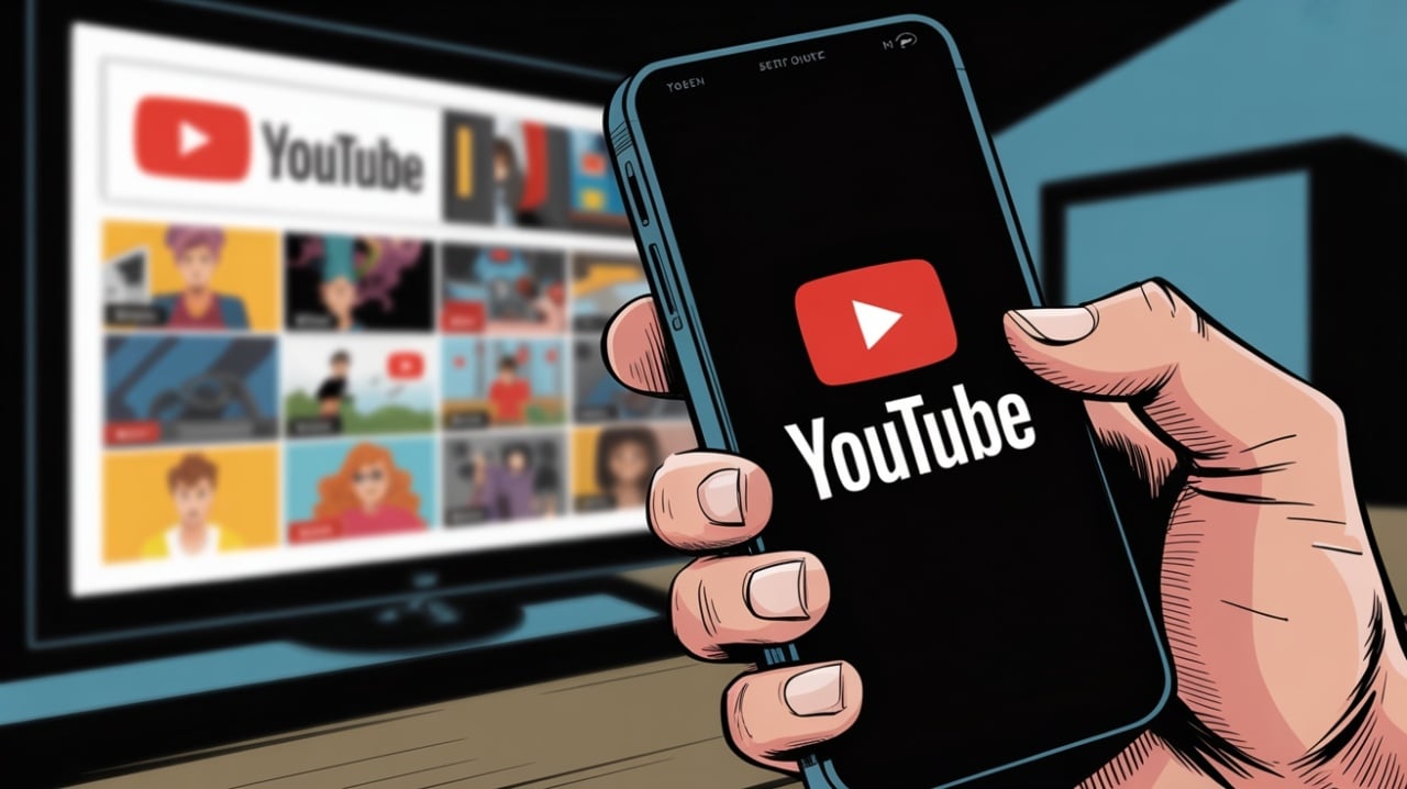 Youtube em smartphone
