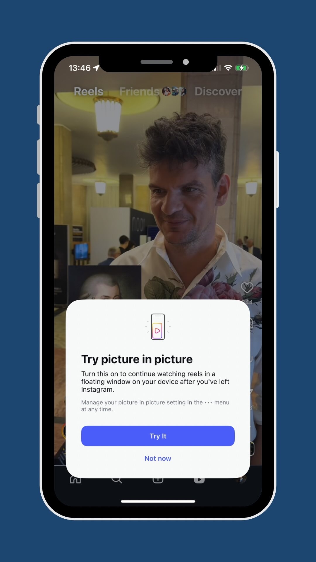 instagram com PiP