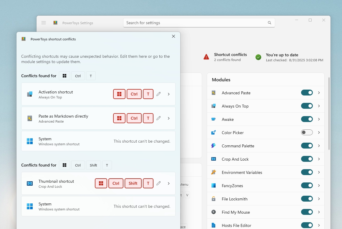 modo escuro automático do windows 11 powertoys