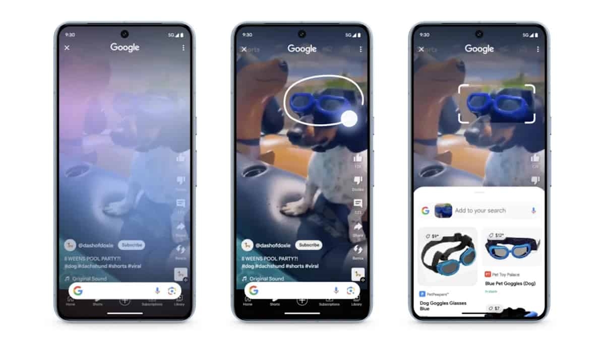Google Circle to search