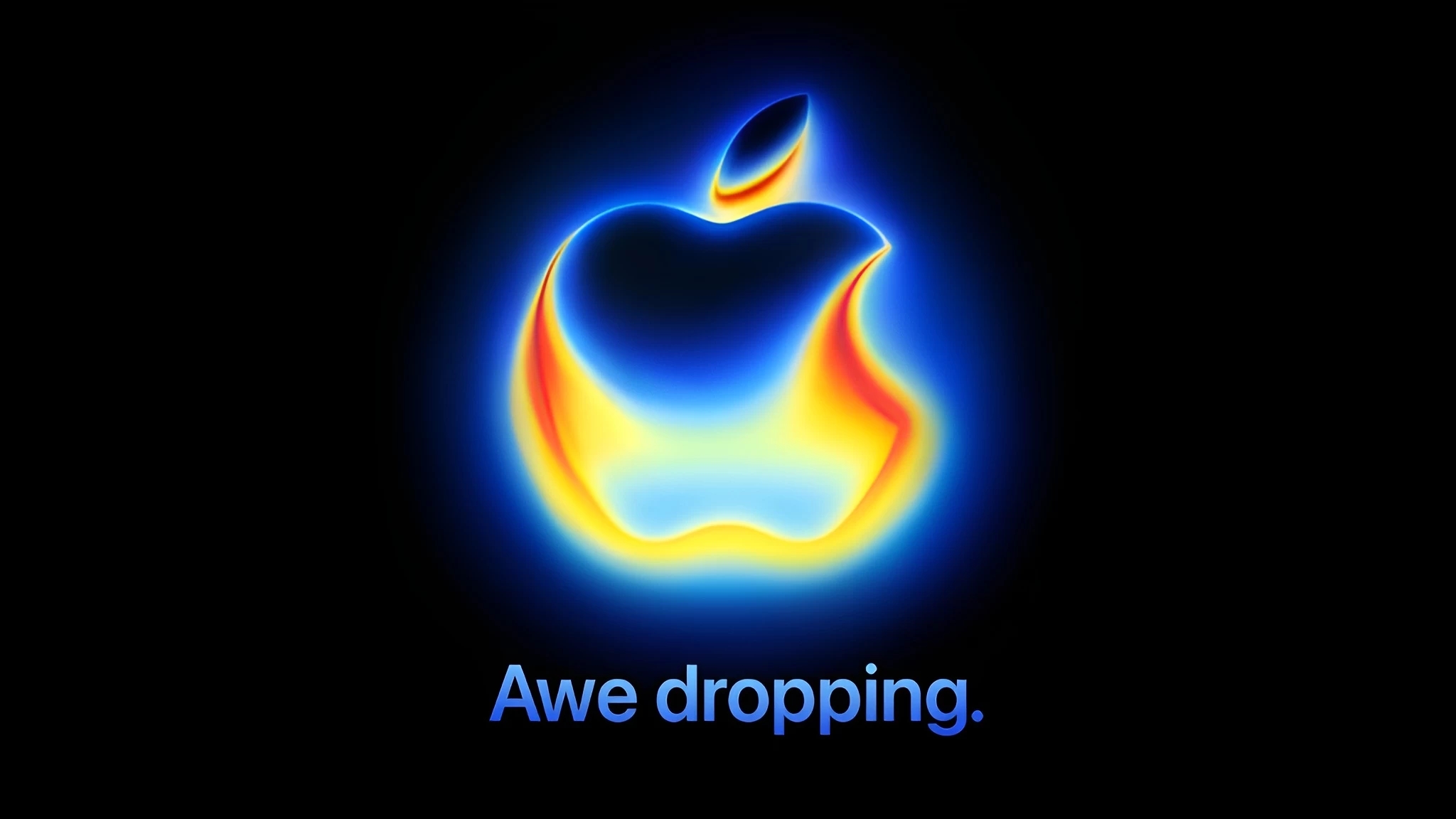 imagem do convite da Apple para evento