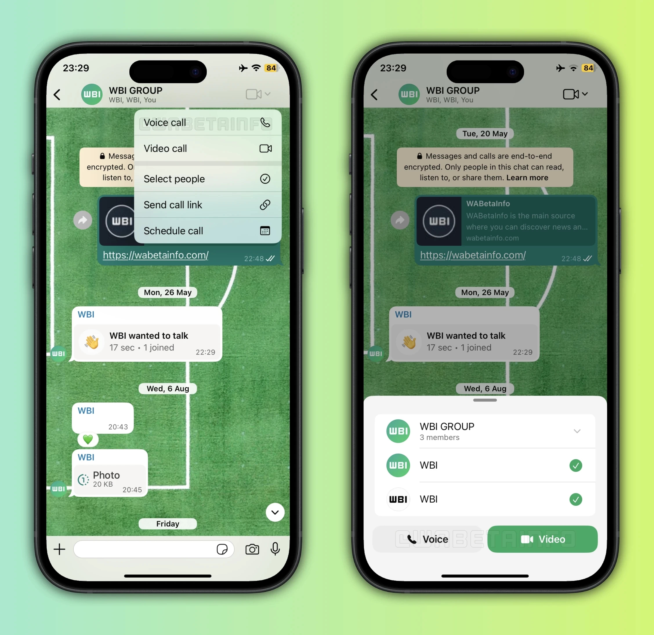 WhatsApp com novo design