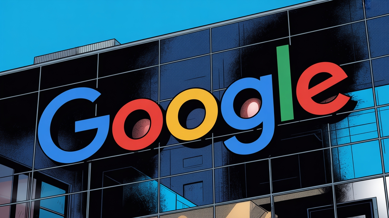 Google logo em edifício