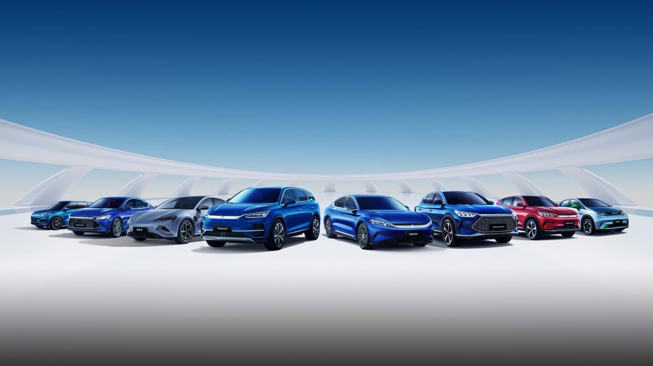 carros da BYD