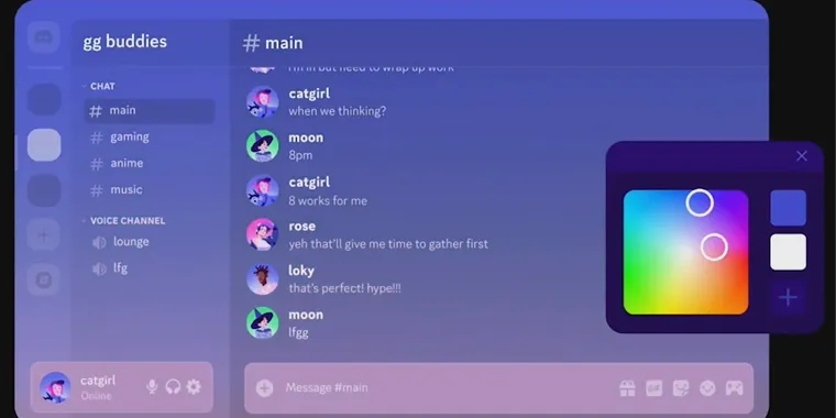 discord com temas personalizados