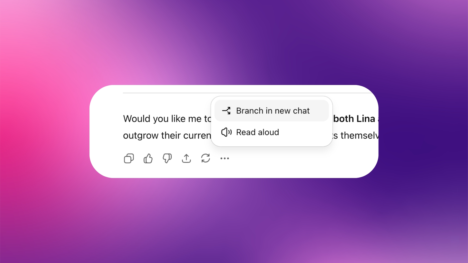 ChatGPT com nova funcionalidade para conversas