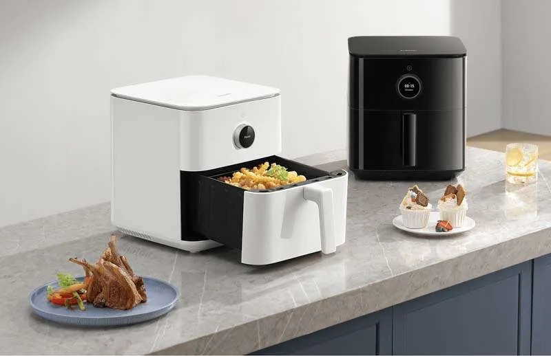 detalhes da nova Air Fryer da Xiaomi