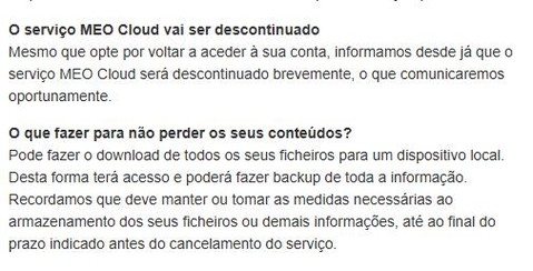 mensagem enviada por email