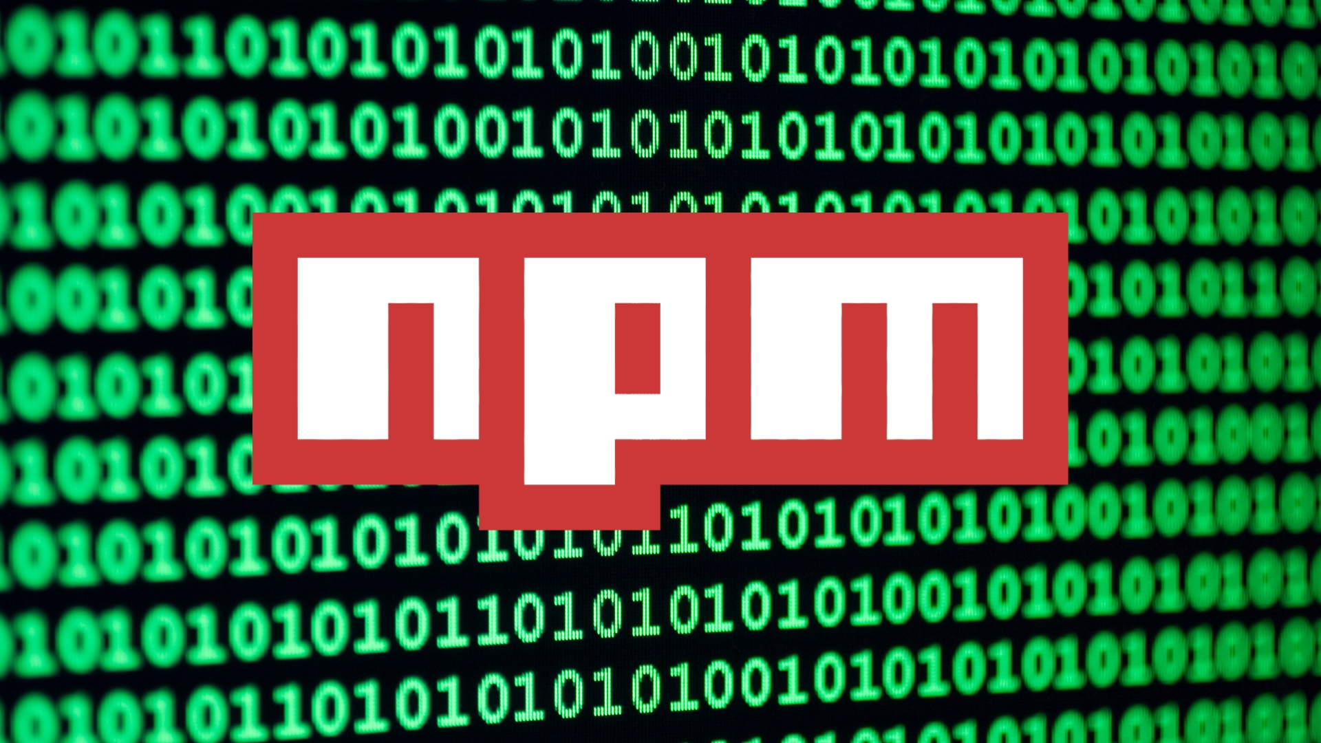 npm com código de fundo