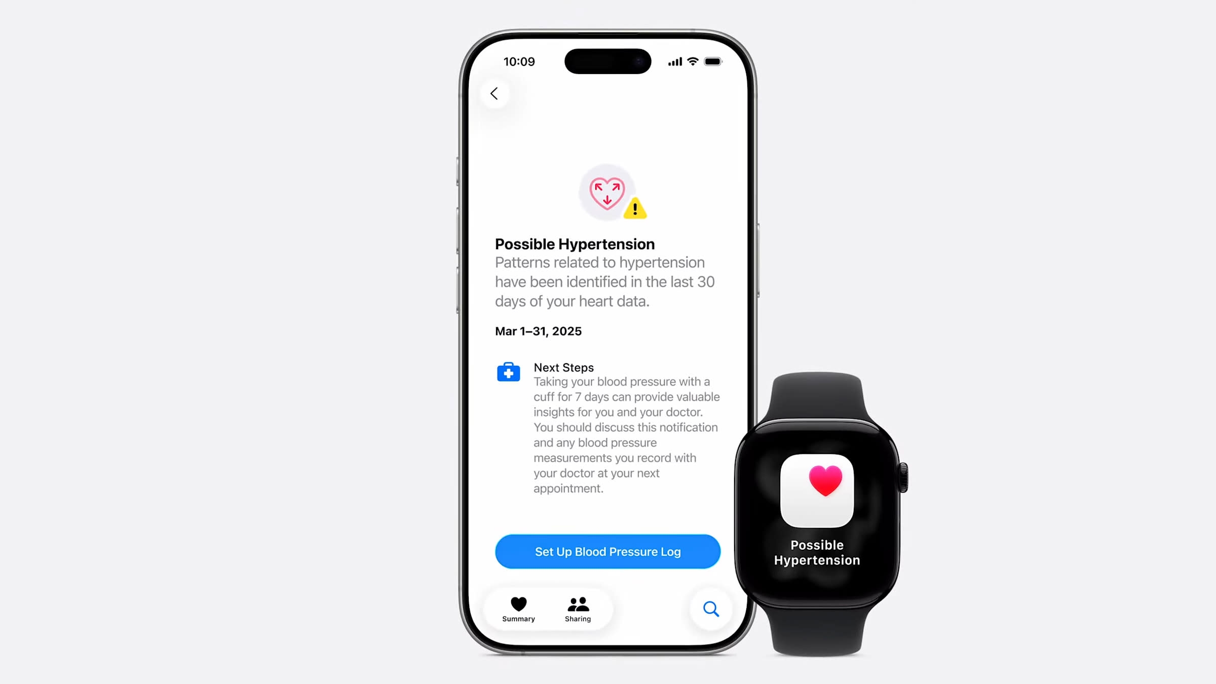 alerta de hipertensão